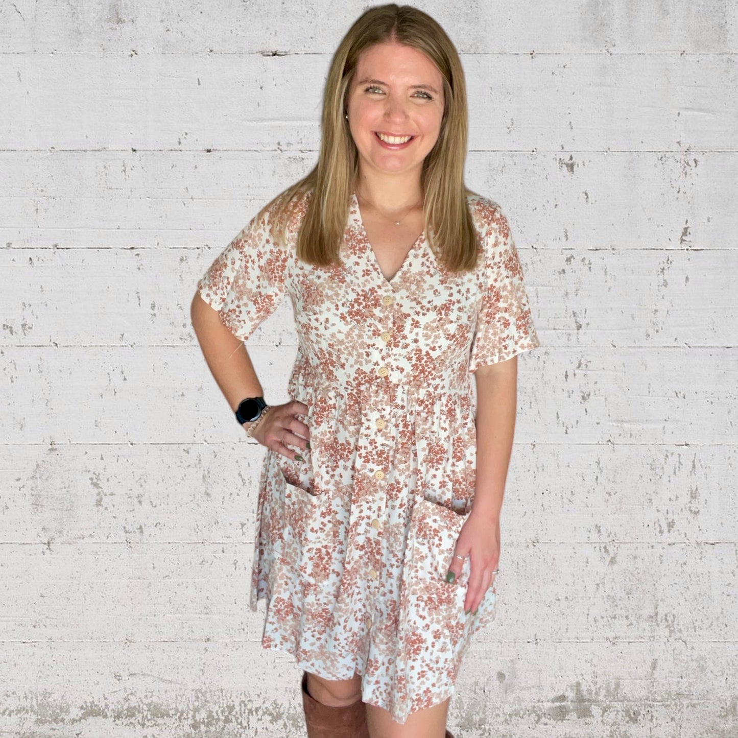 Floral Babydoll Dress