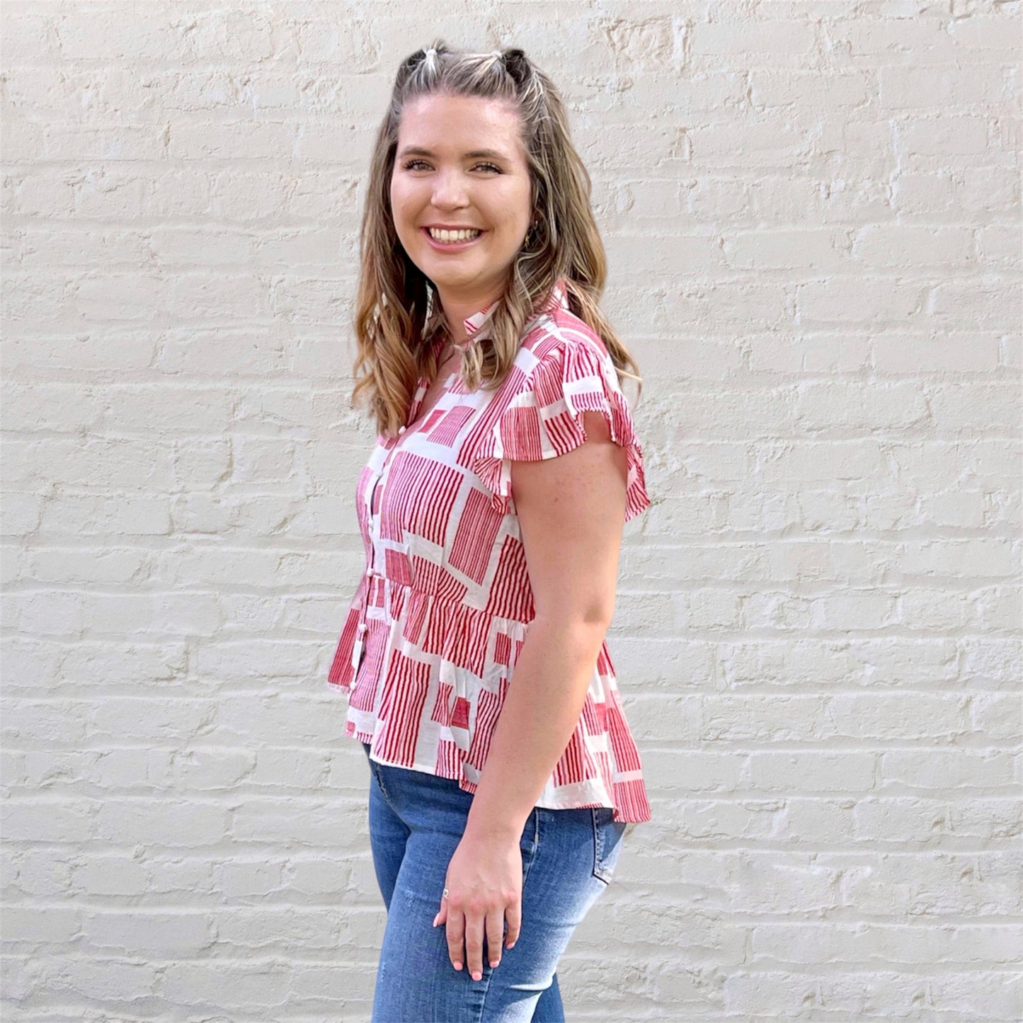 Red Striped Shirt