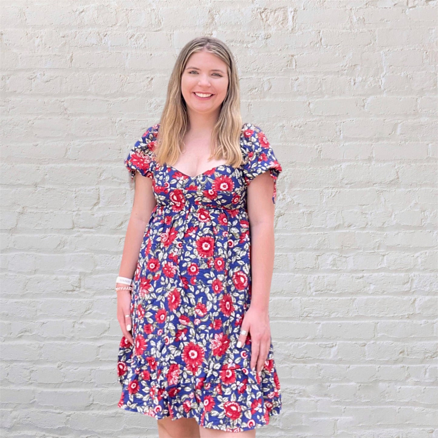 Floral Sweetheart Dress