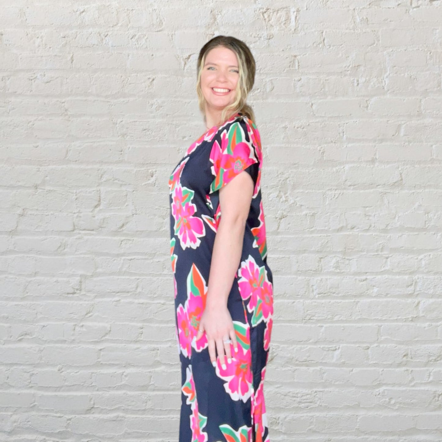 Black Floral Dress