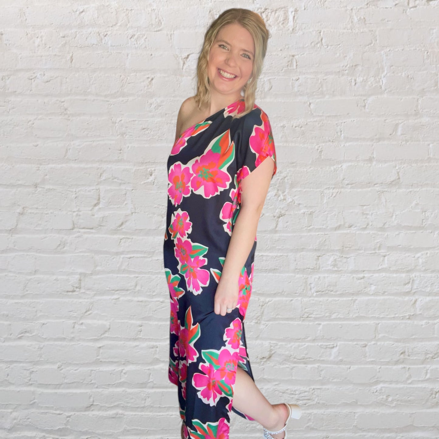 Black Floral Dress